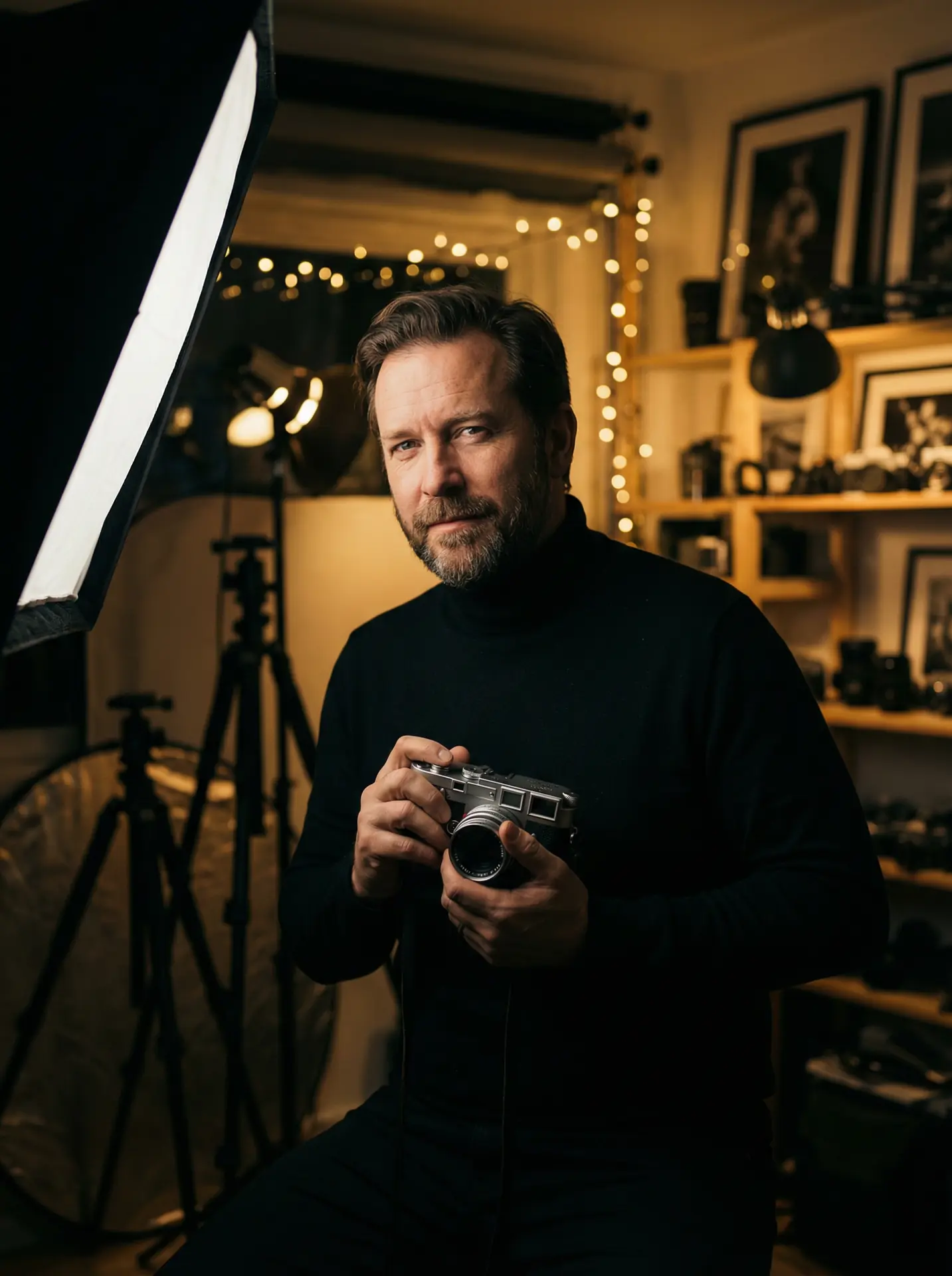 我爱搞 封面人物 - 摄影师陈墨在工作室中的肖像